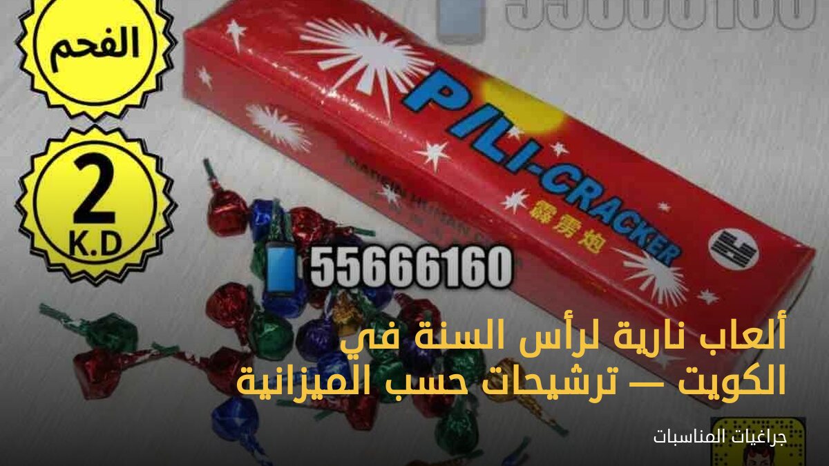 ألعاب نارية لرأس السنة في الكويت — ترشيحات حسب الميزانية