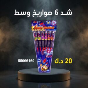 شد 6 صواريخ وسط عروض اليوم الوطني