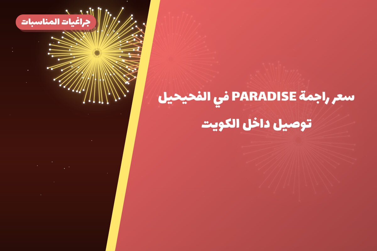 سعر راجمة PARADISE في الفحيحيل: السعر والمواصفات الكاملة